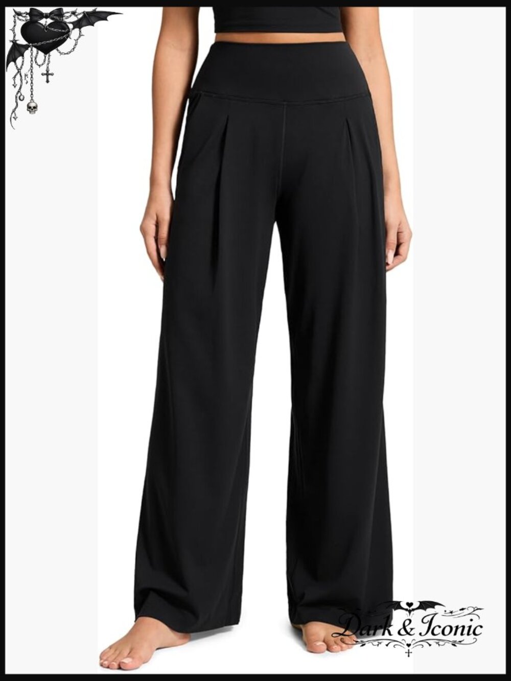Butterluxe Wide Leg Palazzo Pants with Pockets 30" Inseam High Waisted